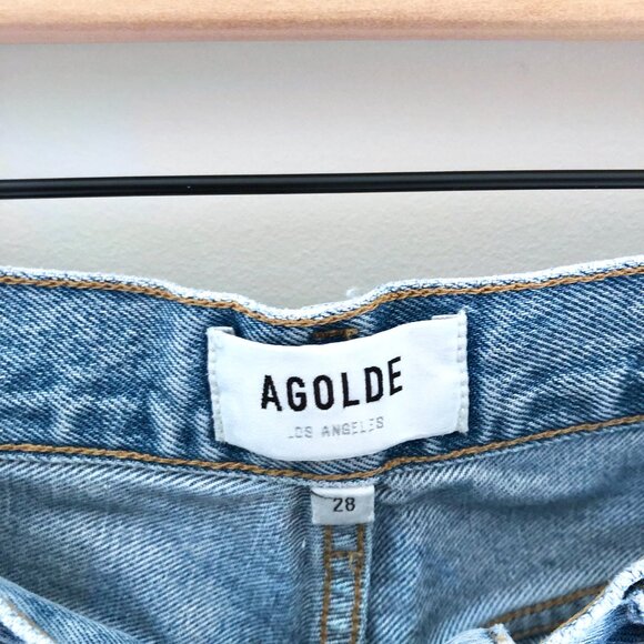 Agolde Riley High Rise Ankle Jeans - Picture 3 of 6